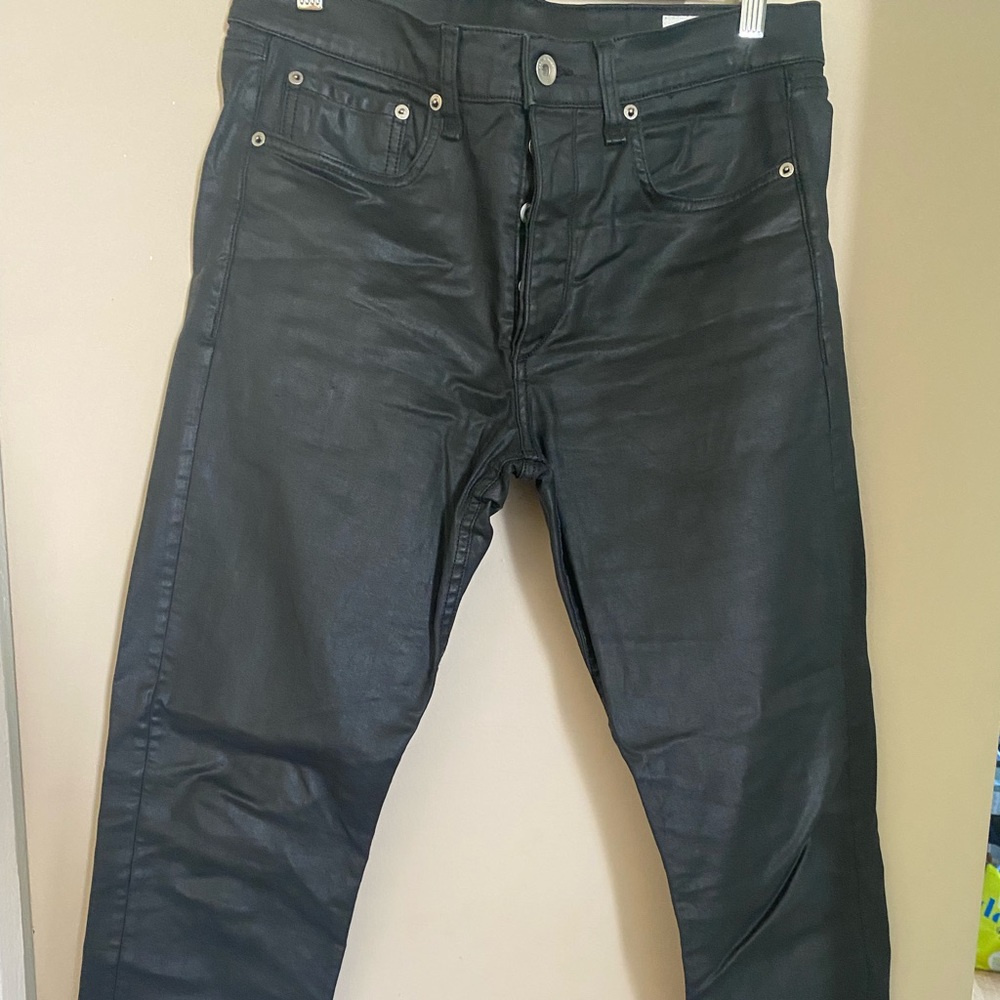 Rag & Bone slim fit black jeans